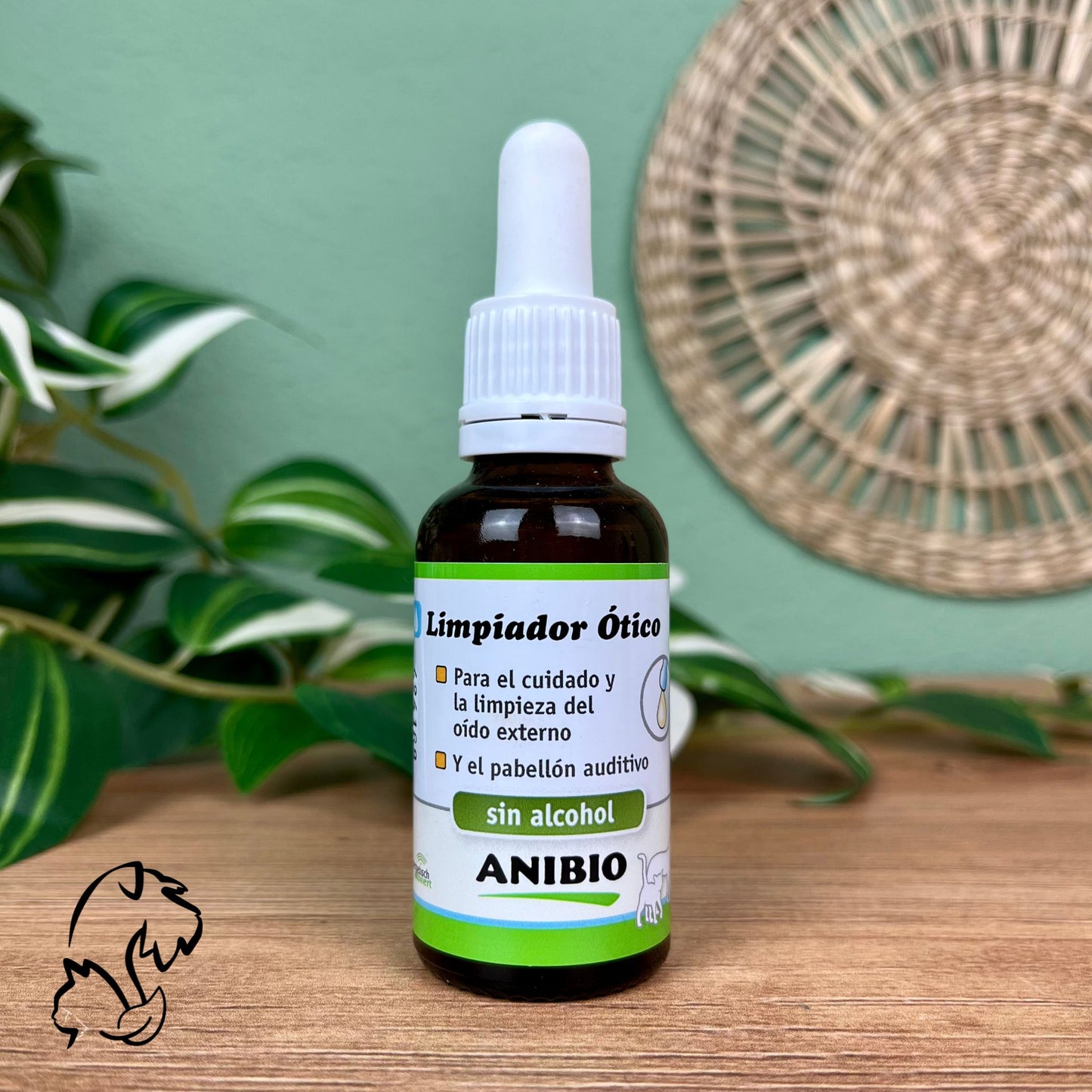 ANIBIO -  LIMPIADOR DE OÍDOS NATURAL PARA PERROS Y GATOS