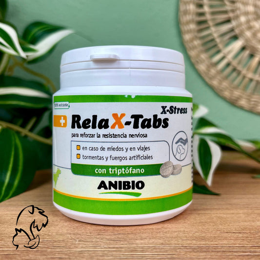 ANIBIO - RELAX-TABS - CALMANTE NATURAL PARA PERROS