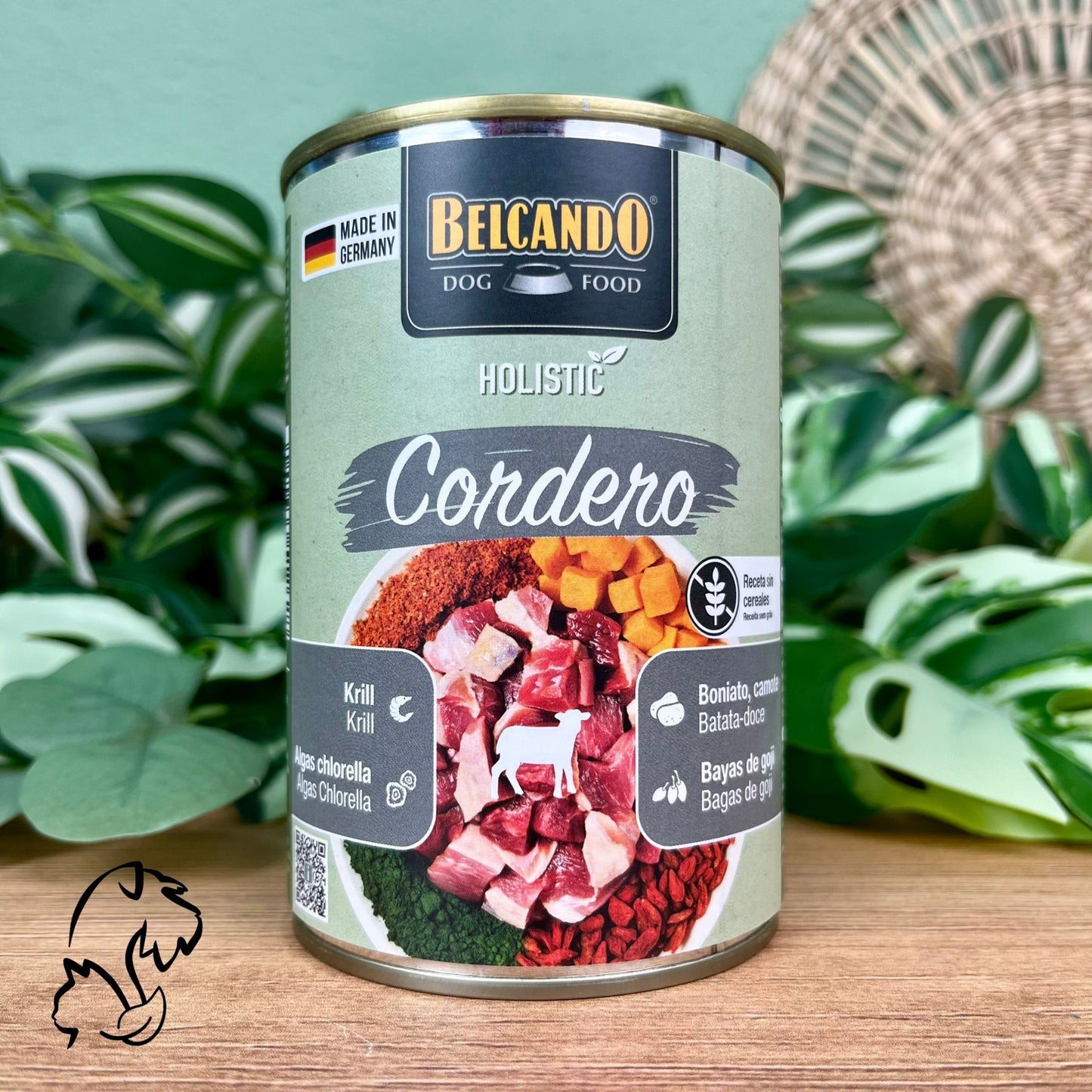 Belcando Holistic, lata comida húmeda de calidad y completa elaborado a base de cordero y krill para perros