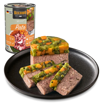 Belcando Holistic, lata de comida húmeda de calidad y completa elaborada con pato y krill para perros