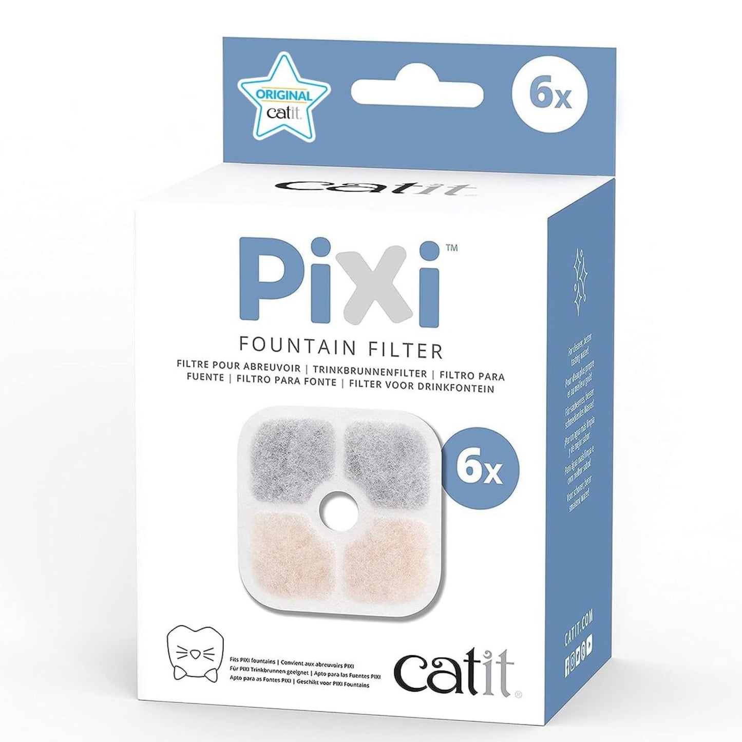 CATIT - FILTROS PARA FUENTE PIXI PARA GATOS