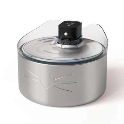 CATIT - FUENTE SIN CABLES PIXI DE ACERO INOXIDABLE PARA GATOS