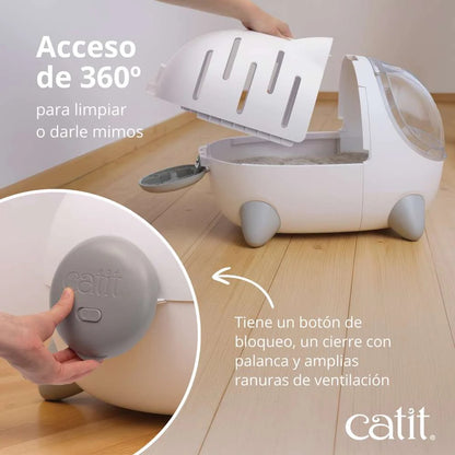 CATIT - TRANSPORTÍN Y CAMA PIXI MIO PARA GATOS