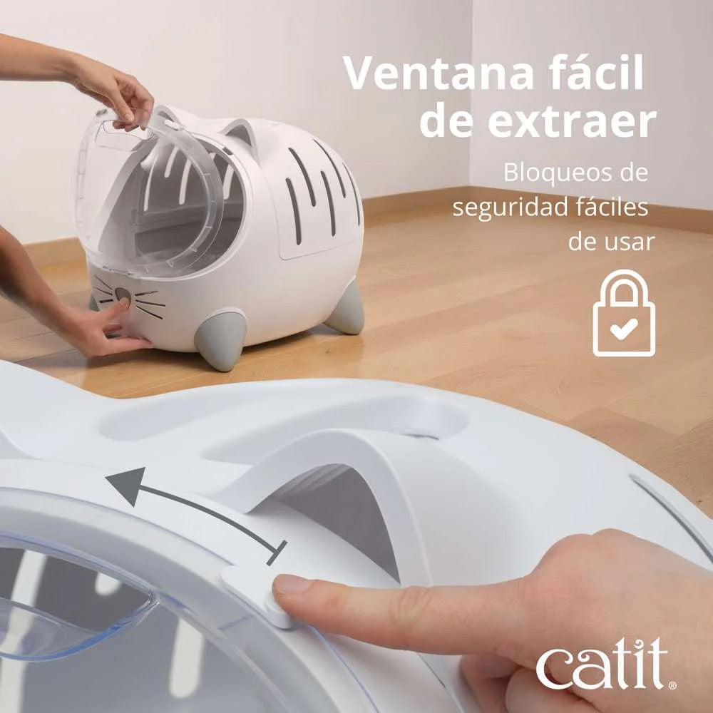 CATIT - TRANSPORTÍN Y CAMA PIXI MIO PARA GATOS