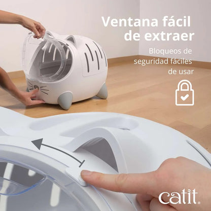 CATIT - TRANSPORTÍN Y CAMA PIXI MIO PARA GATOS