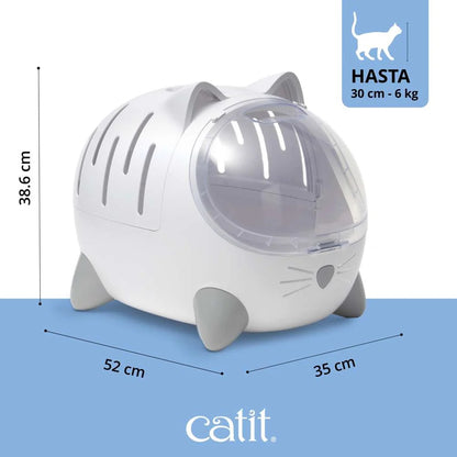 CATIT - TRANSPORTÍN Y CAMA PIXI MIO PARA GATOS