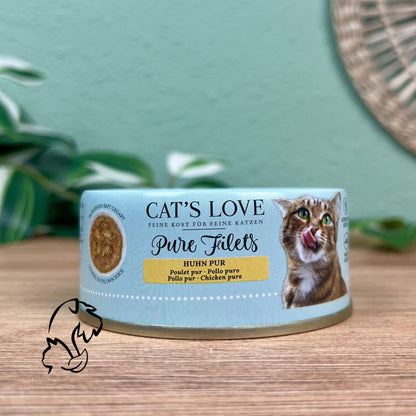 CAT´S LOVE - LATA DE FILETES DE POLLO PARA GATOS
