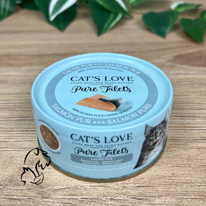 CAT´S LOVE - LATA DE FILETES DE SALMÓN PARA GATOS