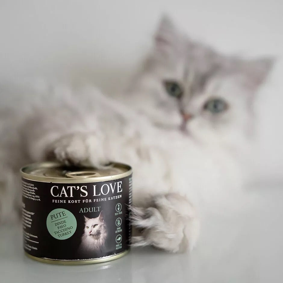 CAT´S LOVE - LATA DE PAVO PURO PARA GATOS