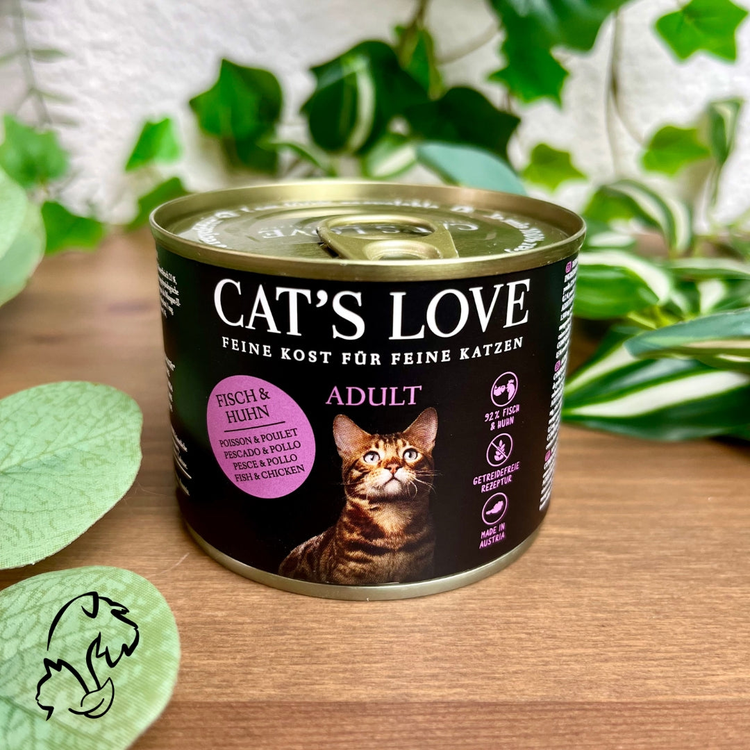 Cat´s Love Lata De Paté Suave De Pescado Y Pollo Para Gatos 200g