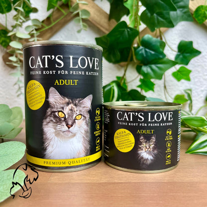 Cat´s Love Lata De Pate Suave De Ternera Y Pavo Para Gatos