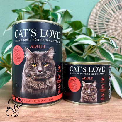 Cat´s Love Lata De Paté Suave De Vacuno Puro Para Gatos