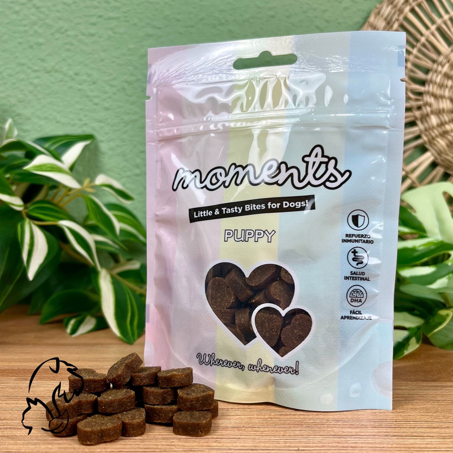 DINGONATURA - SNACKS MOMENTS PUPPY DE SALMÓN PARA PERROS