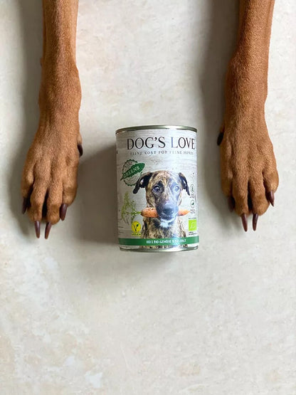 DOG´S LOVE - LATA BIO GREENS DE VERDURAS Y FRUTAS PARA PERROS