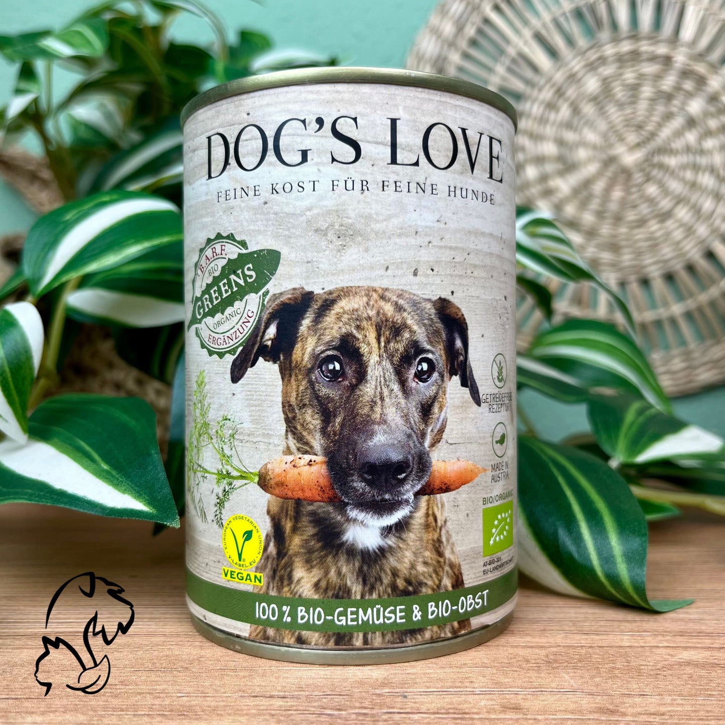 Dog´s Love Lata Complementaria Bio Greens De Verduras Y Frutas Para Perros