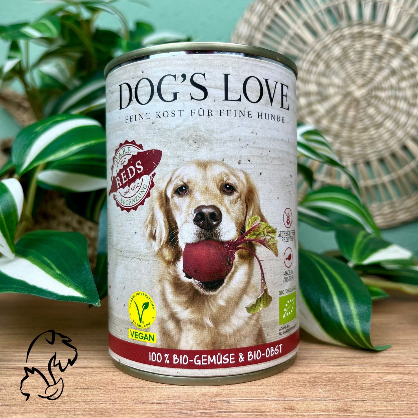 Dog´s Love Lata Complementaria Bio Reds De Verduras Y Frutas Para Perros