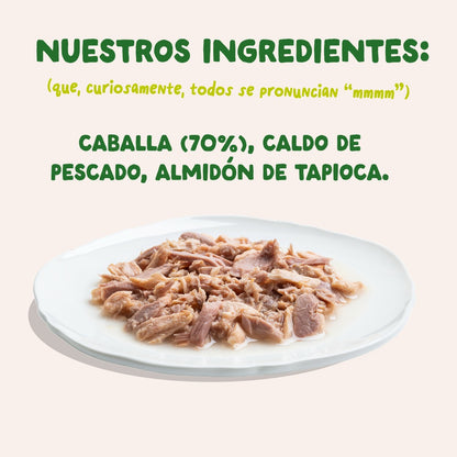Filetes de caballa para gatos de la marca Edgard & Cooper.