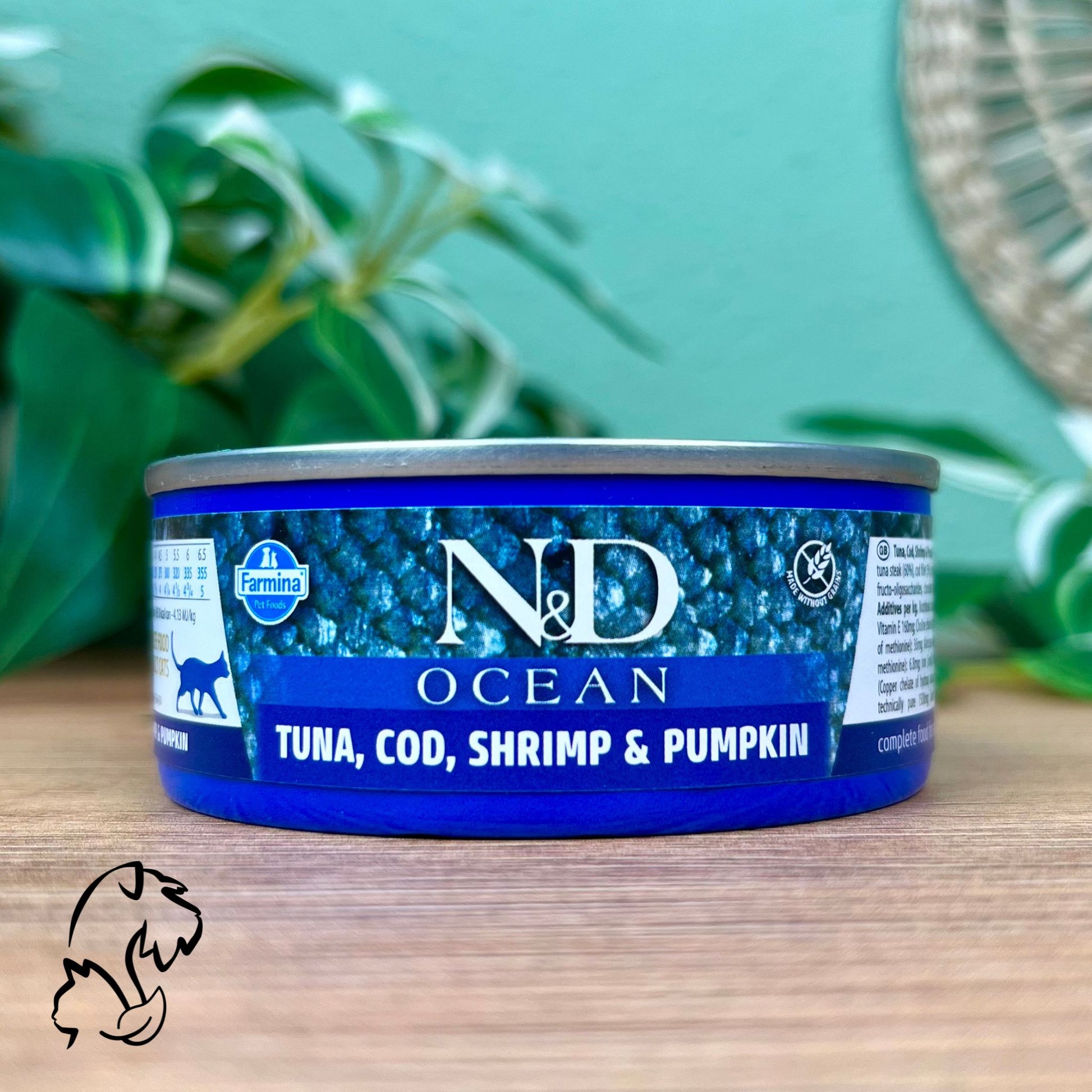 Farmina Ocean Lata De Atún, Bacalao, Gamba Y Calabaza Para Gatos