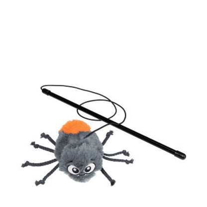 Juguete de caña con araña de Fuzz Yard colección Halloween para gatos