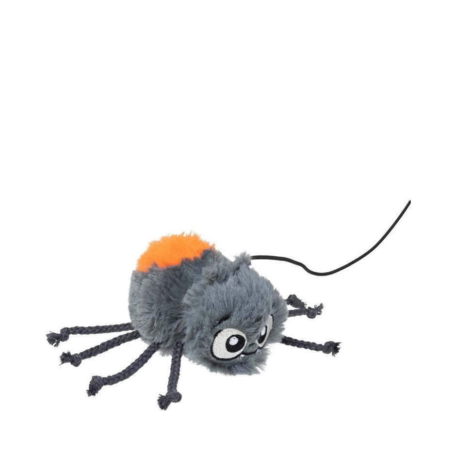 Juguete de caña con araña de Fuzz Yard colección Halloween para gatos