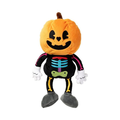 Juguete con cabeza calabaza para perros de la marca Fuzz Yard colección Halloween