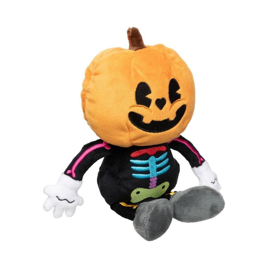 Juguete con cabeza calabaza para perros de la marca Fuzz Yard colección Halloween