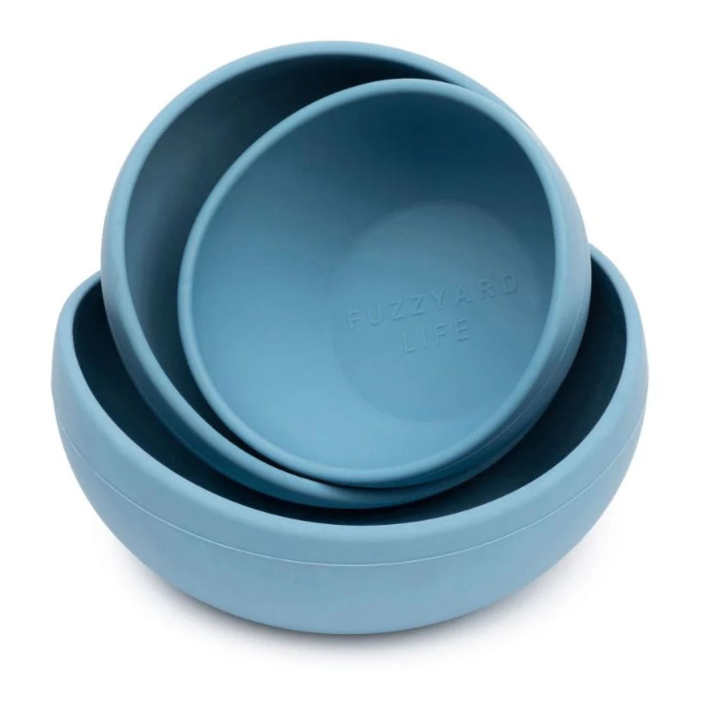 FUZZYARD LIFE - COMEDERO SILICONA AZUL PARA PERROS (Y GATOS)