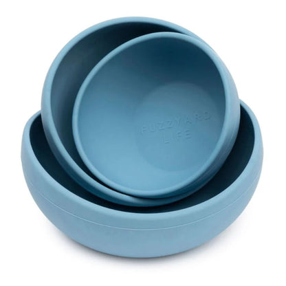 FUZZYARD LIFE - COMEDERO SILICONA AZUL PARA PERROS (Y GATOS)