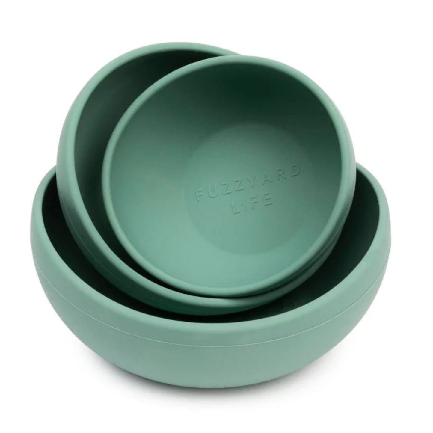 FUZZYARD LIFE - COMEDERO SILICONA VERDE PARA PERROS (Y GATOS)
