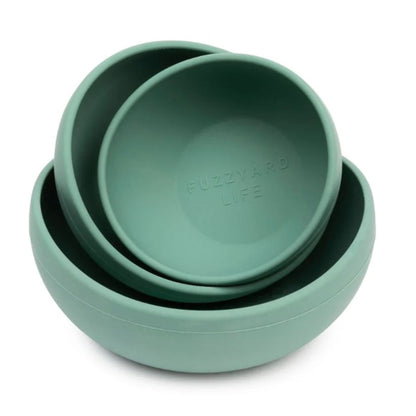 FUZZYARD LIFE - COMEDERO SILICONA VERDE PARA PERROS (Y GATOS)