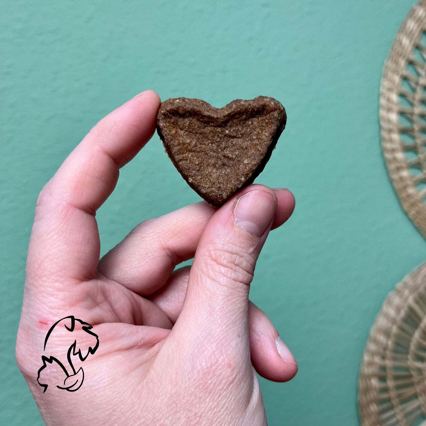 GALLETAS DE RENO CON CALABAZA Y MANZANA PARA PERROS