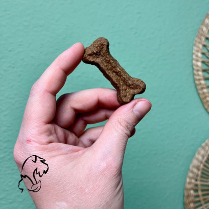 GALLETAS DE RENO CON CALABAZA Y MANZANA PARA PERROS