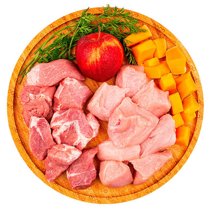 Good Luck, menú de alimentación cruda BARF elaborado con pavo y cordero para perros de todas las edades y tamaños