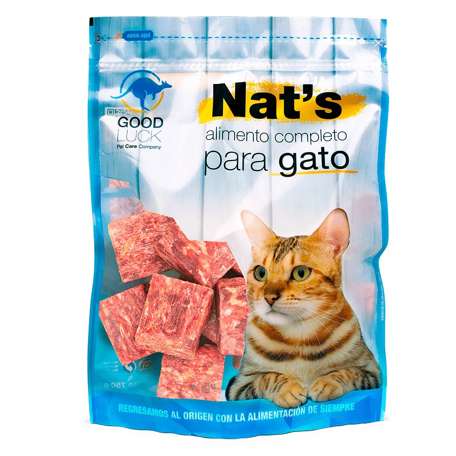 Good Luck, menú de alimentación cruda BARF para gatos de todas las edades 750g
