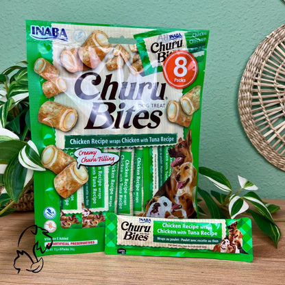 INABA - CHURU BITES DE POLLO CON ATÚN PARA PERROS