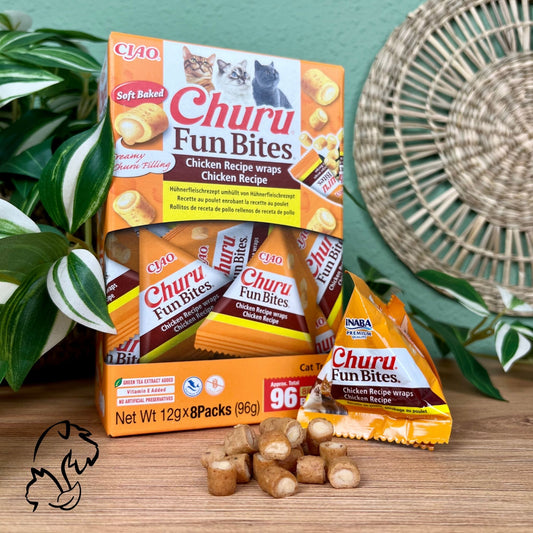 INABA - CHURU FUN BITES DE POLLO (CON ATÚN) PARA GATOS