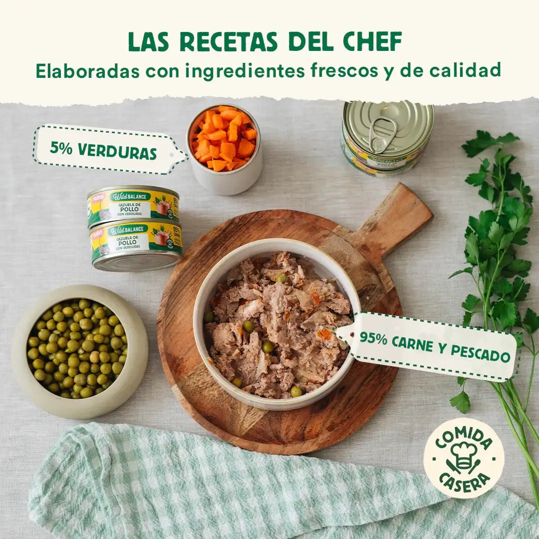 WILD BALANCE - LATA CAZUELA DE POLLO PARA GATOS