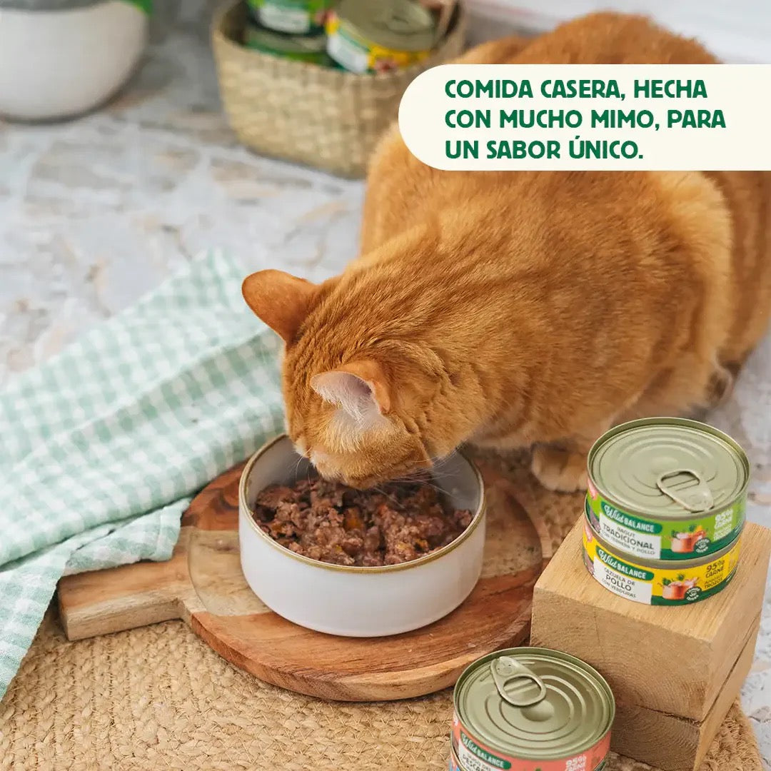 WILD BALANCE - LATA CAZUELA DE POLLO PARA GATOS
