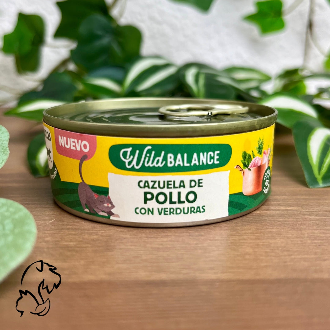 Wild Balance Lata Cazuela Monoproteica De Pollo Para Gatos