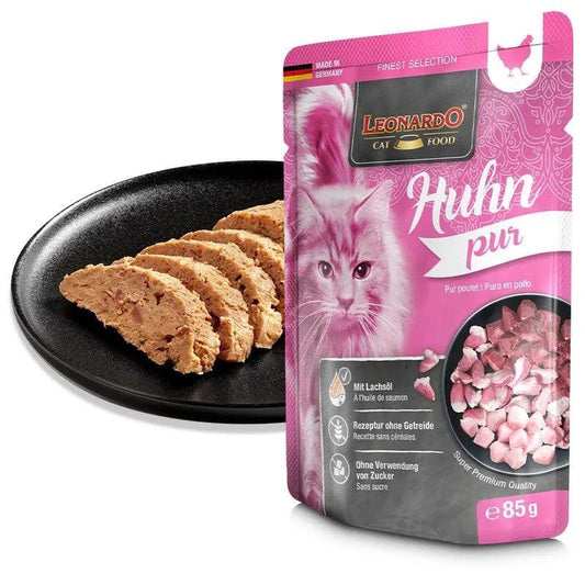 LEONARDO - SOBRE DE PURO POLLO PARA GATOS