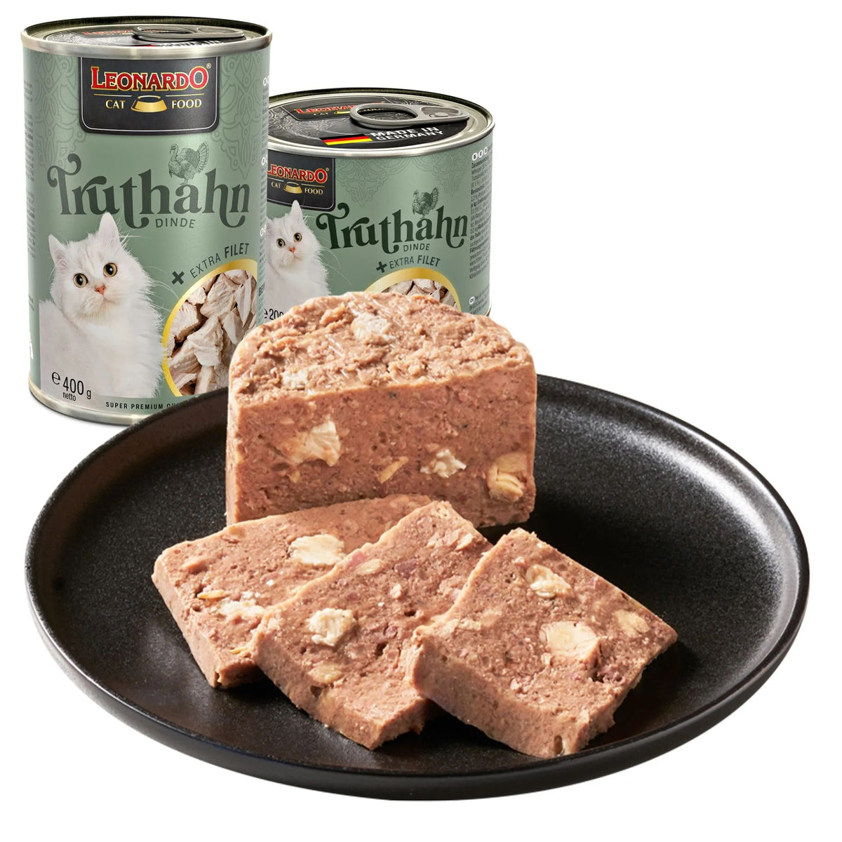 LEONARDO - LATA DE PAVO CON EXTRA FILET PARA GATOS