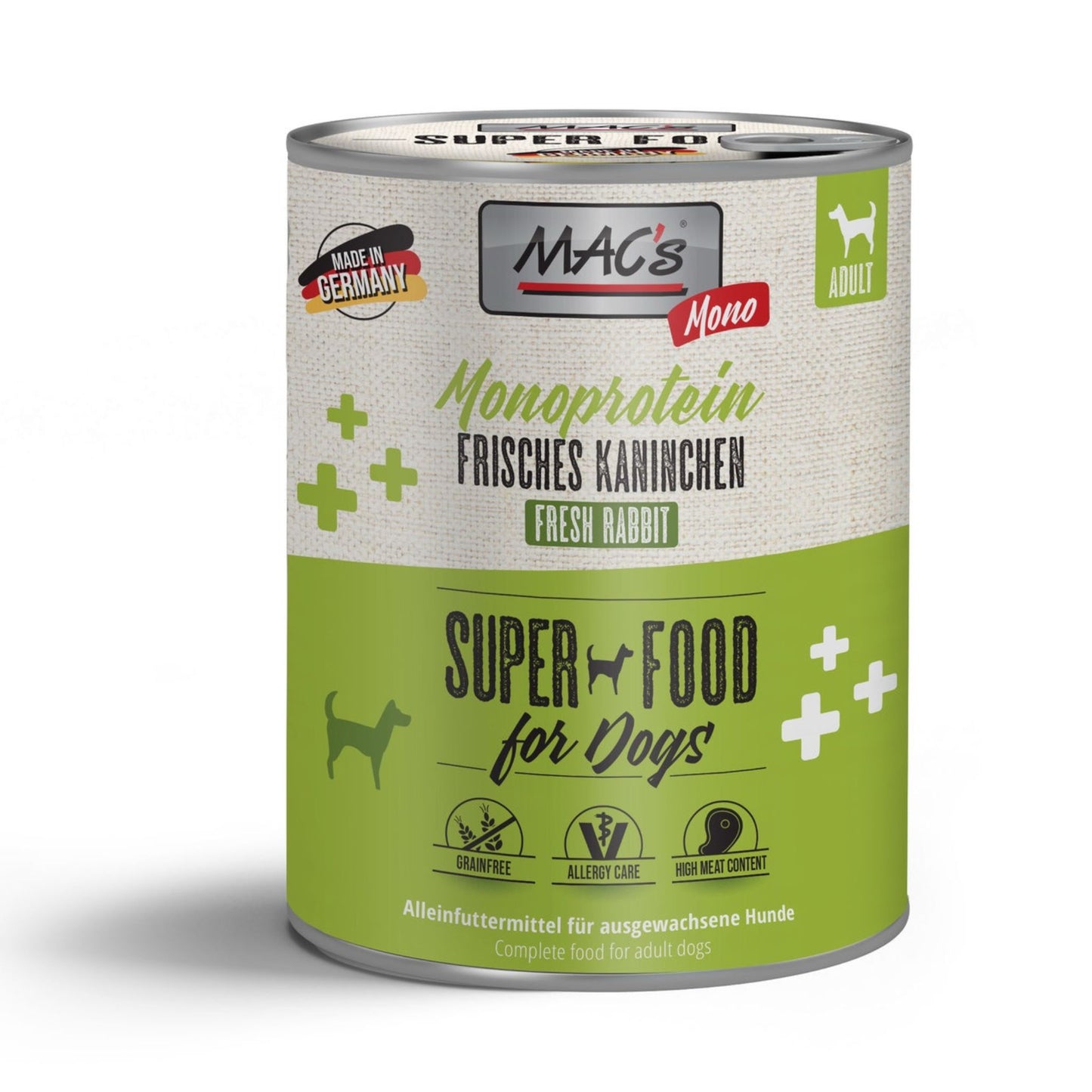 MAC´S MONOPROTEIN - LATA DE CONEJO PARA PERROS