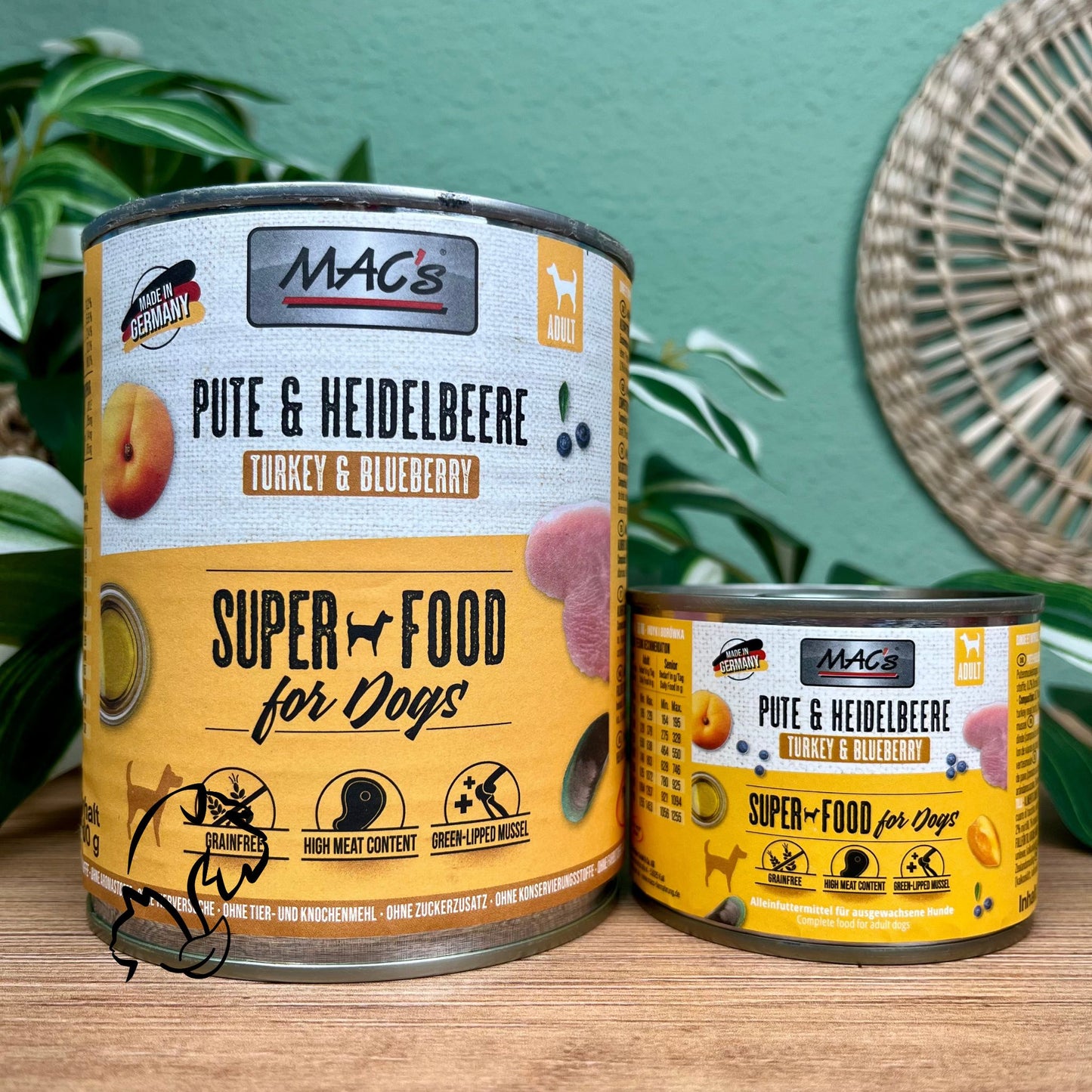 MAC´S - LATA DE PAVO CON ARÁNDANOS PARA PERROS