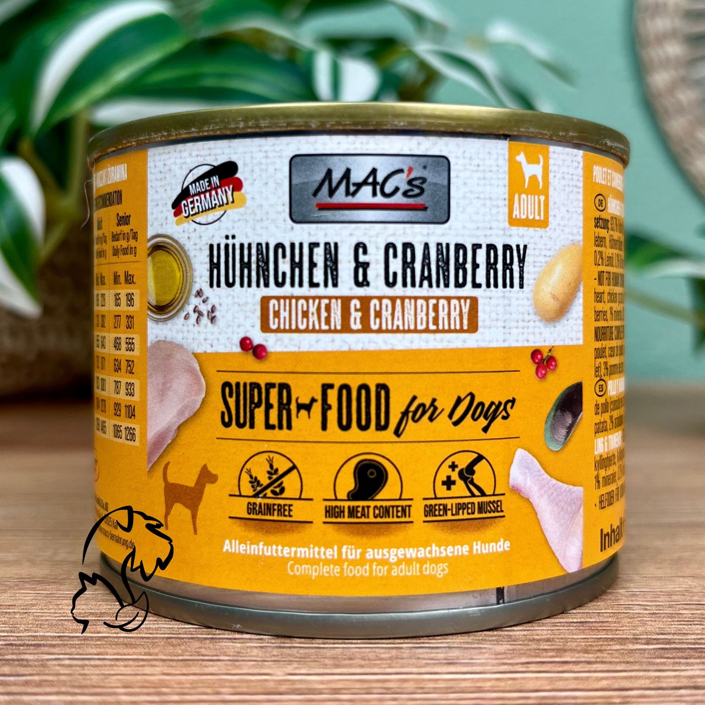 MAC´S - LATA DE POLLO CON ARÁNDANOS PARA PERROS