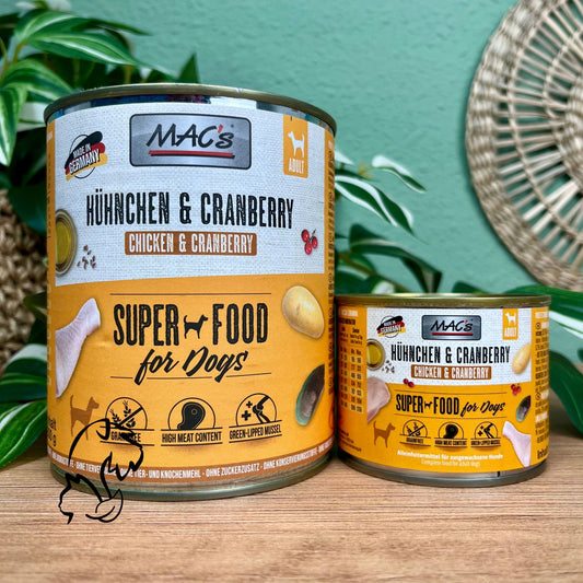 MAC´S - LATA DE POLLO CON ARÁNDANOS PARA PERROS