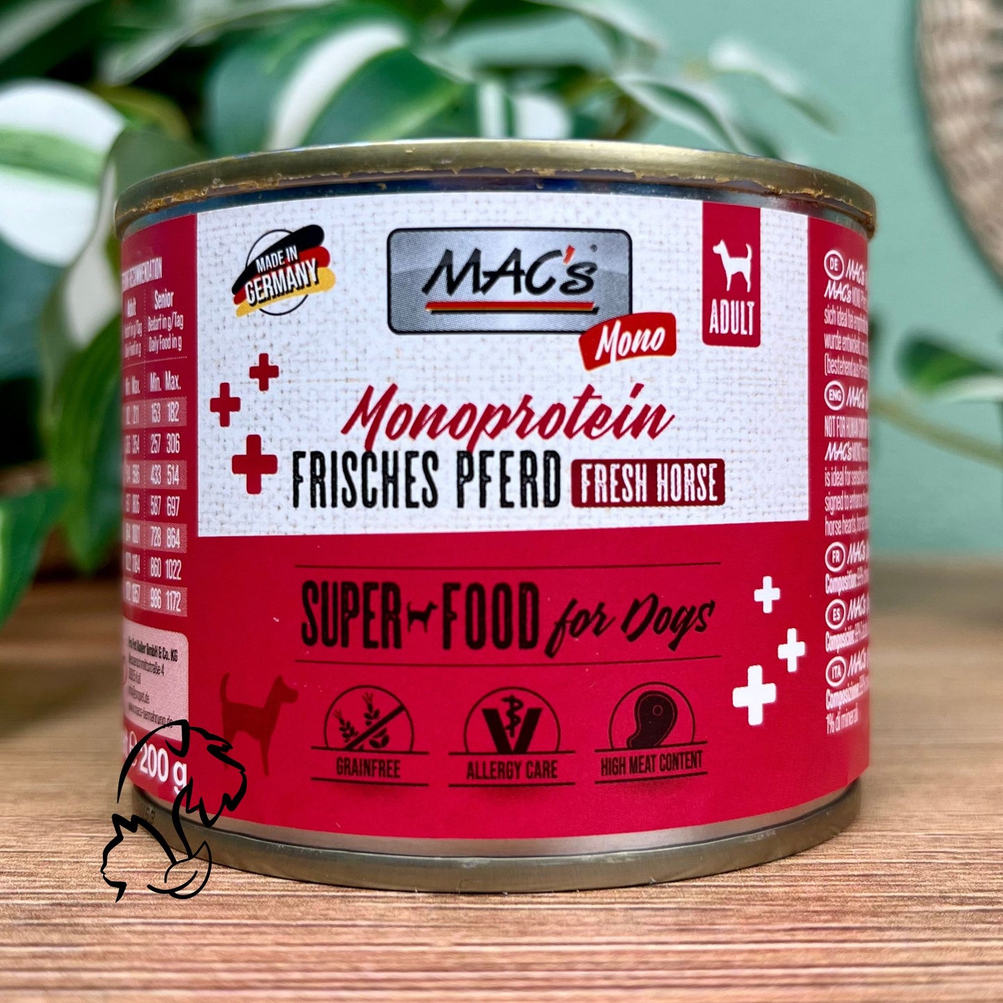 MAC´S MONOPROTEIN - LATA DE CABALLO PARA PERROS