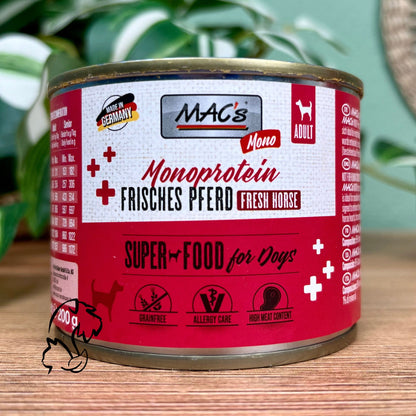 MAC´S MONOPROTEIN - LATA DE CABALLO PARA PERROS