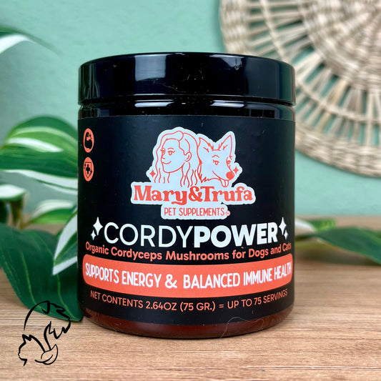 MARY & TRUFA - CORDY POWER - HONGO CORDYCEPS PARA PERROS Y GATOS