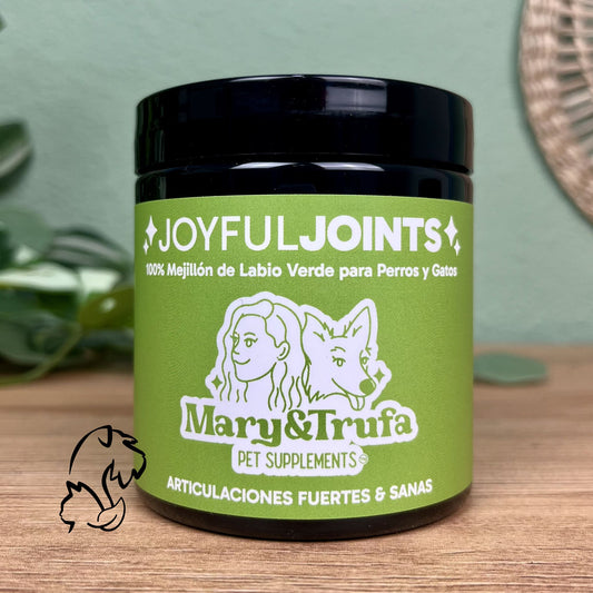 MARY & TRUFA - JOYFUL JOINTS - MEJILLÓN DE LABIO VERDE PARA PERROS Y GATOS