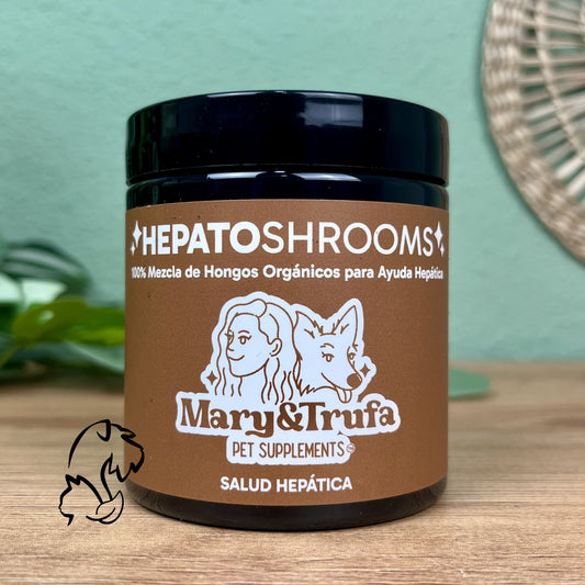 MARY & TRUFA - HEPATO SHROOMS - SALUD HEPÁTICA PARA PERROS Y GATOS